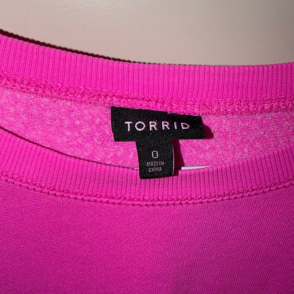 Torrid Pink Sweatshirt - Picture 2 of 6